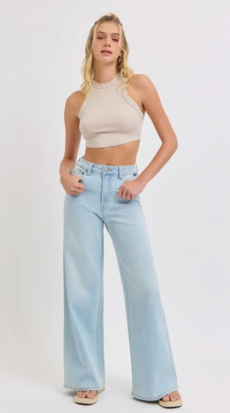 pantalón vello bota ancha strech